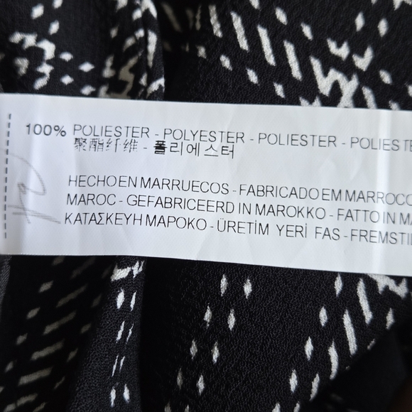 Zara Black and White Plaid Dress Pants - Picture 8 of 8